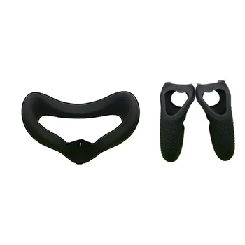 

3Pcs Eye Mask Cover Kit for Oculus Quest VR Headset Anti-Sweat Unisex Anti-Leakage Light Blocking Soft Silicone Eye Cover