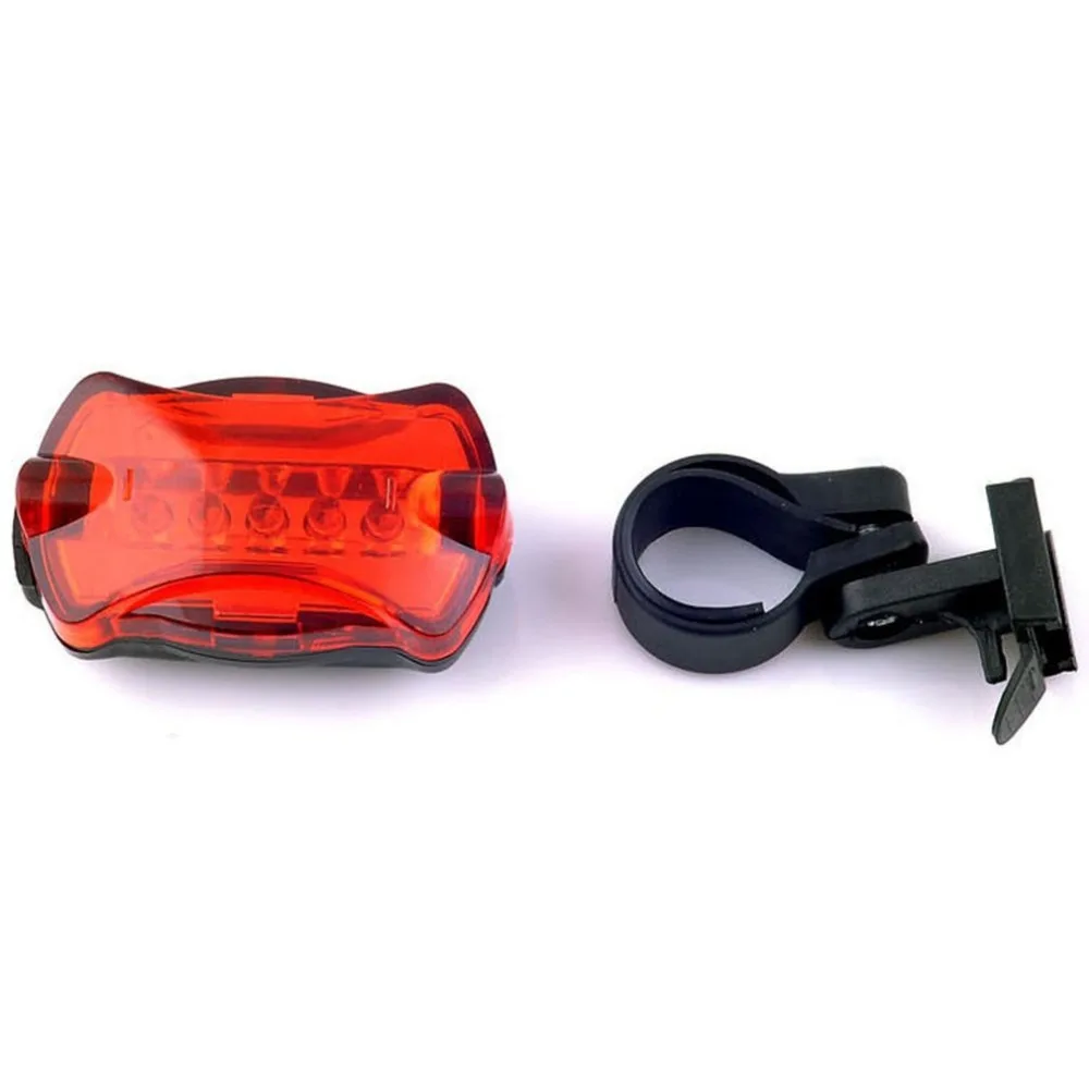 

Waterproof Super Bright Battery Powered Rear Tail Bike Light Lamp Taillight Bright 5LED Cycling Bicycle Safety Rear Light 2018