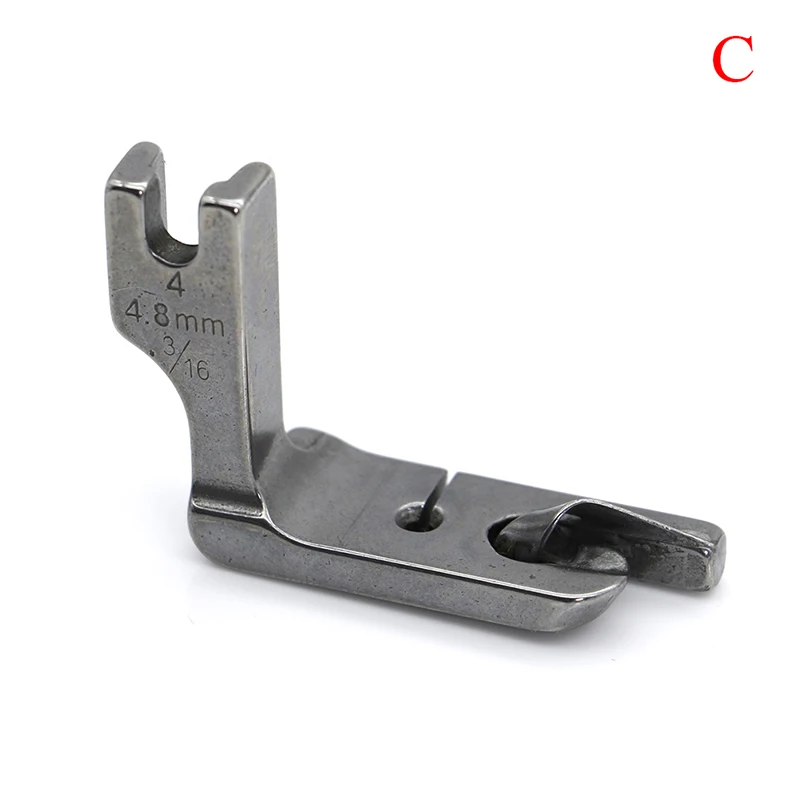 C Прижимная лапка/лапка для Juki Brother Typical Consew Sunstar Jack pfaff 1/" 6,4 мм 5/16" 8 мм Промышленная швейная машина 5 размеров - Цвет: C