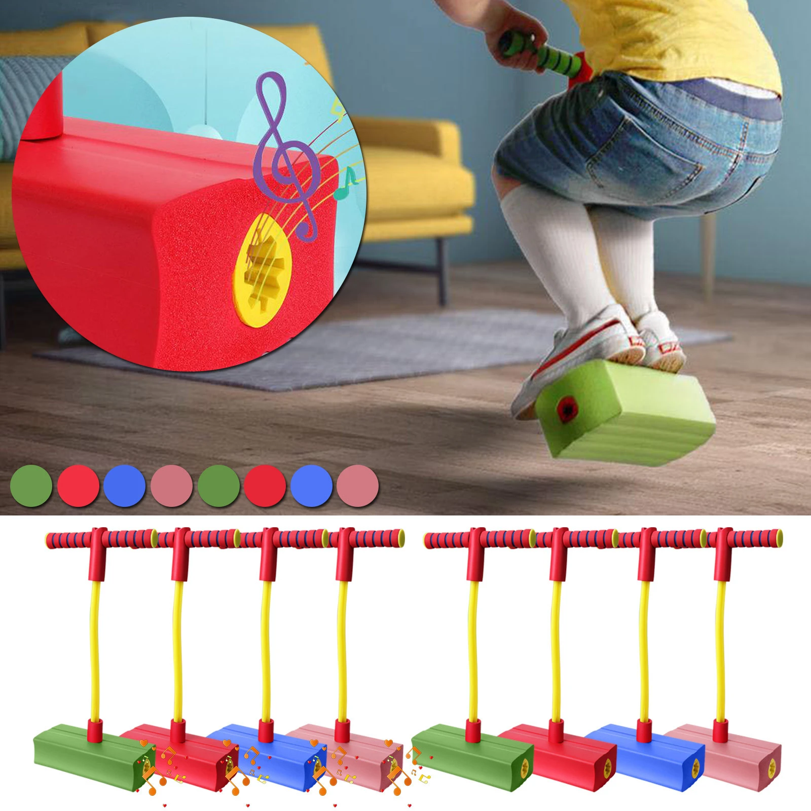 Palo de Pogo de espuma para Niños y niñas, Juguetes sensoriales para deportes al aire libre, entretenimiento, 3, 4, 5, 6, 8, 10 de deportes| - AliExpress