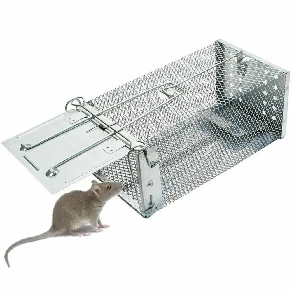 1/2 Pcs Reusable Mouse Trap No Kill Rats Cage Mousetrap Smart