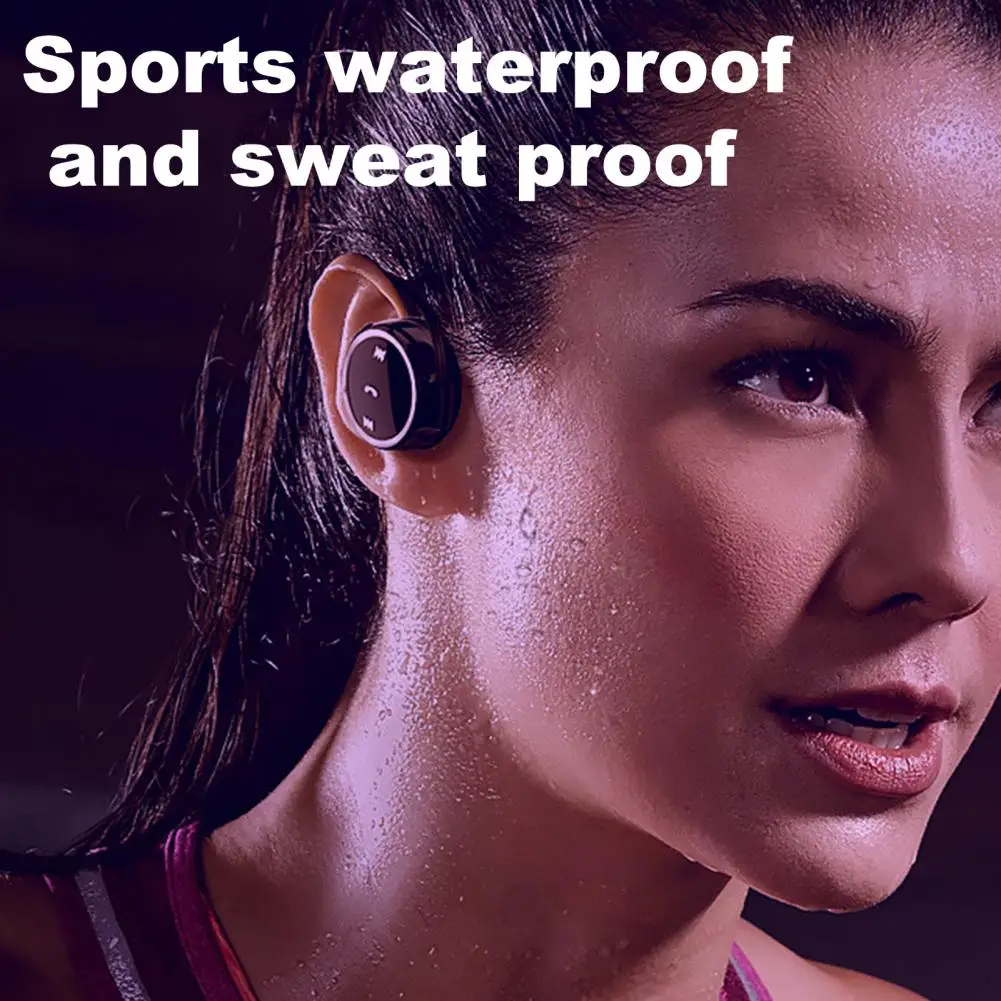Carregamento Usb Portátil à Prova Dwireless Água Esportes sem Fio Bluetooth Fone de Ouvido Esportes Fone de Ouvido Bluetooth Bluet K31 - Image 6