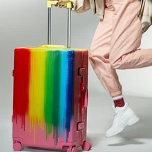 Персональный чемодан, подарок, чемодан, автограф, алюминиевая рама, тяга, koffer, универсальные дорожные чемоданы с колесами