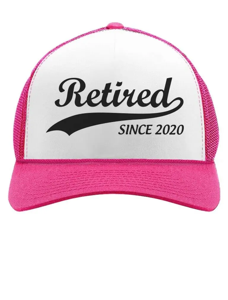 Retired Since- Cool Retirement Gift Idea Retiring Trucker Hat Mesh Cap