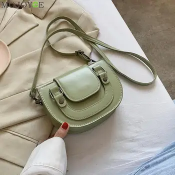 

Women Shoulder Totes Bag Women Small Simple Solid Color Leather Crossbody Clutch Popular Simple Female Daily Bag