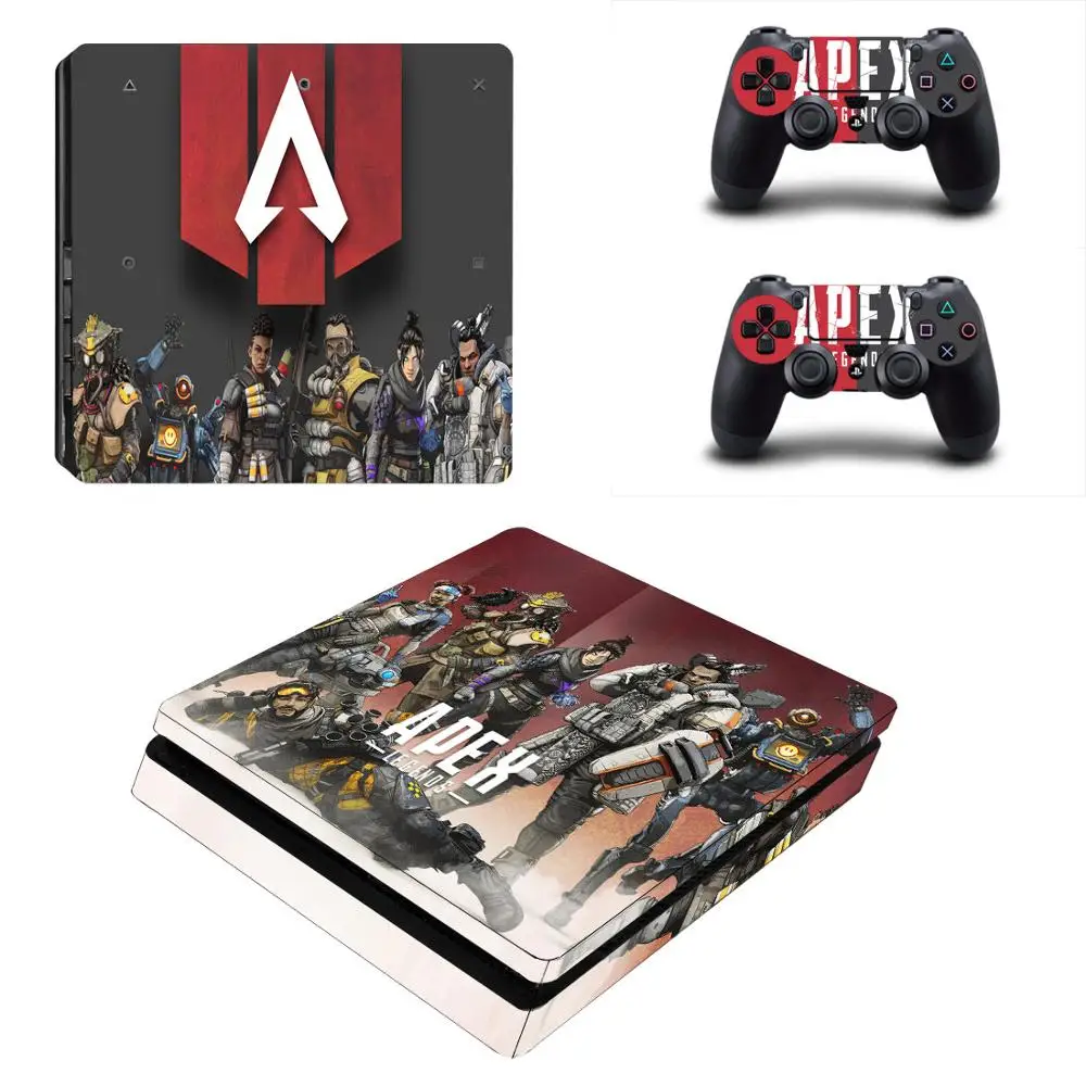 YSP4S-3338 APEX Legends PS4 тонкая наклейка Play station 4 кожа Наклейка для playstation 4 PS4 Slim консоль и контроллер Скины Виниловые - Цвет: YSP4S-3338