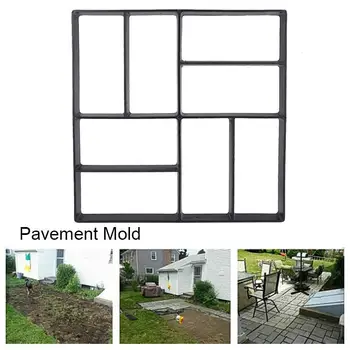

Driveway Plastic Path Maker Mould Pavement Stone 40x40cm Mold Mold