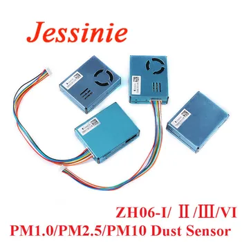 

ZH06 PM2.5 Laser Dust Sensor Module ZH06-I/II/III/VI for Detection Air Quality Large Particles Laser Dust PM1.0 PM2.5 PM10