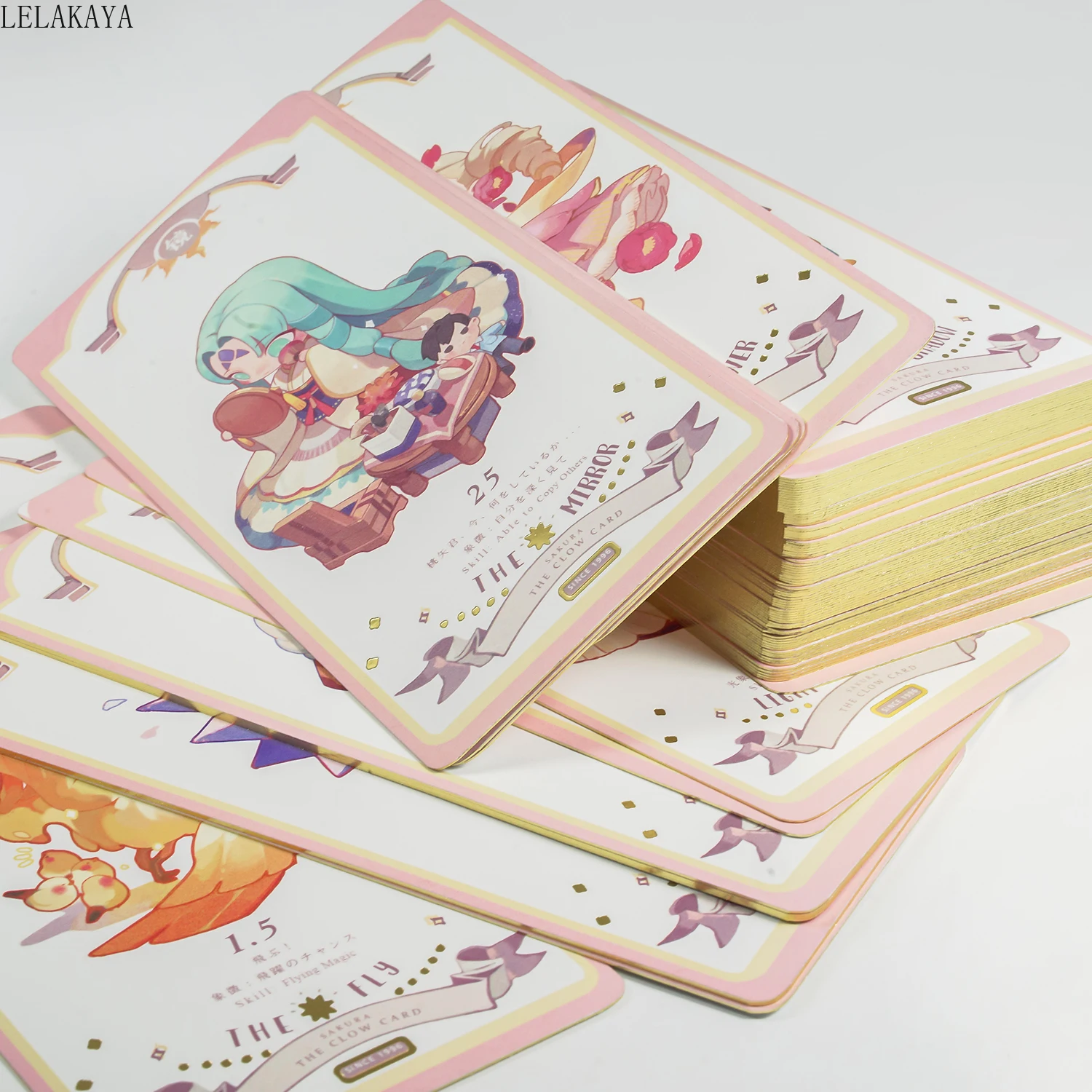 Anime Cardcaptor Sakura Action Figure Paper Tarot Kullo The Clow Cards  Magic Book Box Playing Poker Cosplay Collection Card New - Action Figures -  AliExpress