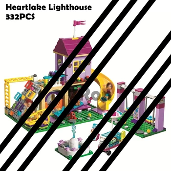 

Dropshipping Building Blocks 10774 332pcs Compatible 41325 friends Heartlake Lighthouse Model Toys for Children 01050