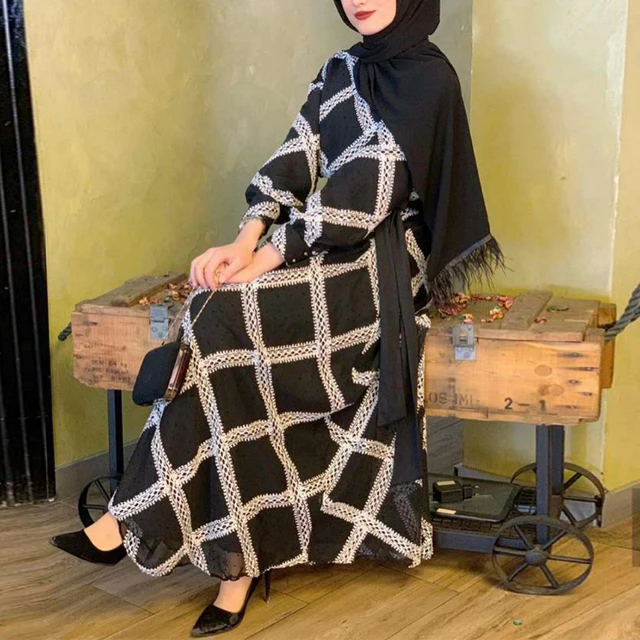 Vestidos Kaftan Dubai Abaya Turkey Muslim Fashion Hijab Dress Islam Clothing Abayas Maxi Dresses For Women Caftan Robe Femme 1