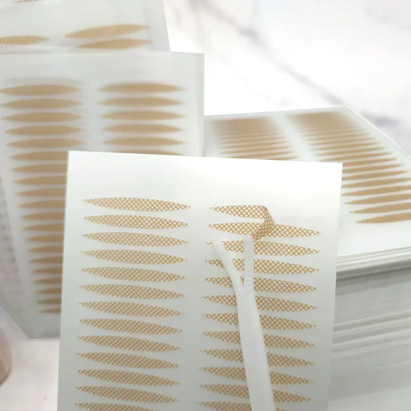 Кружевная лента для век наклейка невидимая самоклеящаяся натуральная дышащая