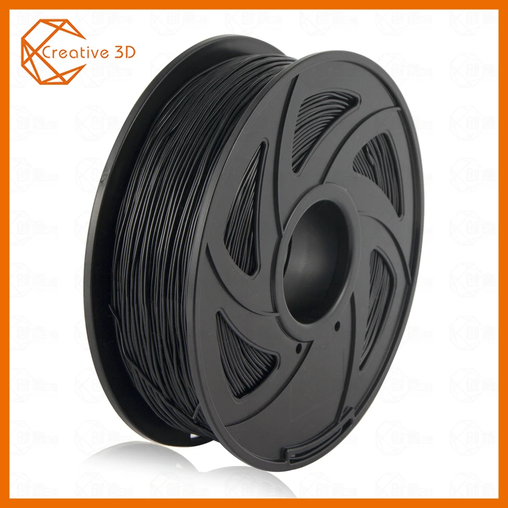 3D нити PLA опционально 1,75 мм 1 кг пластиковые резиновые расходные материалы материал Различные цвета нити для 3d принтера - Цвет: PLA  black