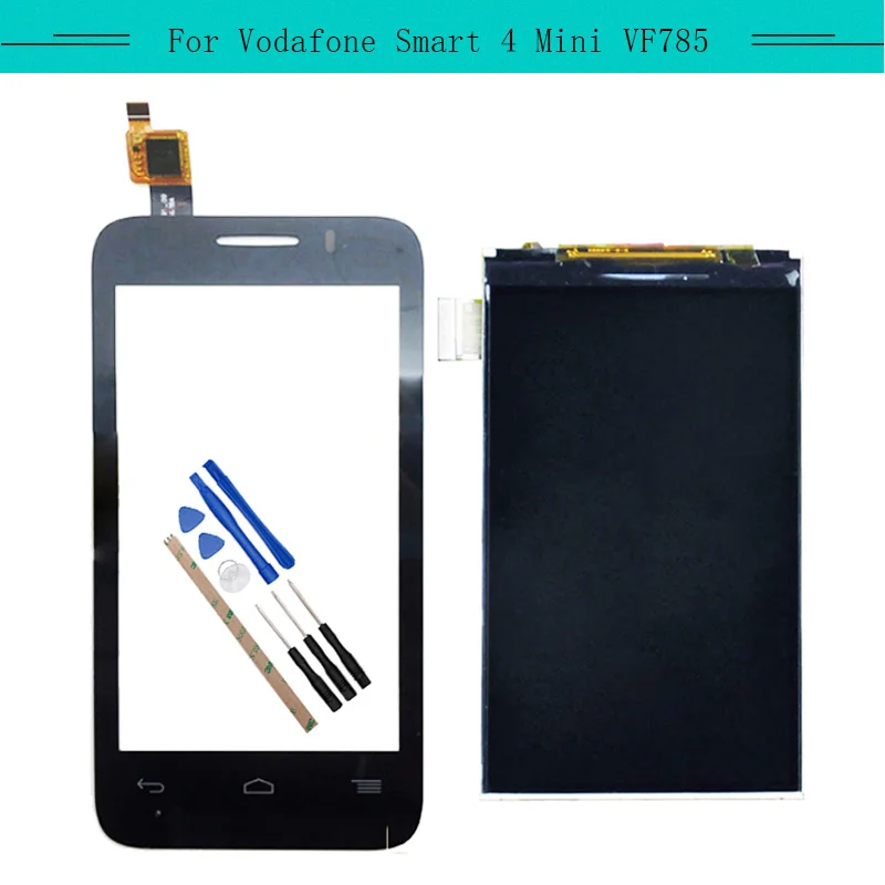 Протестированный 1 шт. ЖК дисплей для Vodafone Smart 4 Mini VF785 785 с сенсорным экраном и