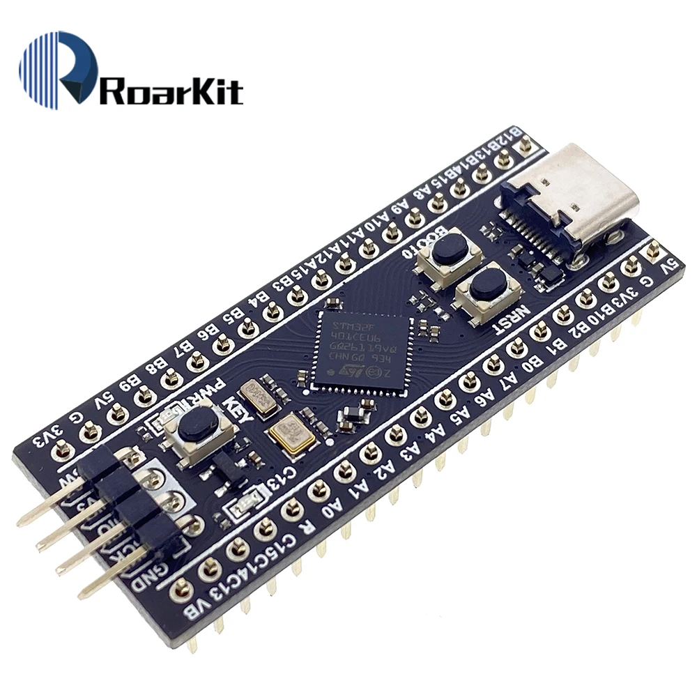 Макетная плата STM32F401 STM32F411 V3.0 STM32F401CEU6 STM32F411CEU6 STM32F4 обучающая 84 МГц 96 КБ ОЗУ 512кб