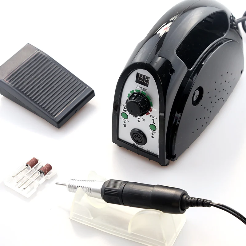 Billige 65W 35000RPM Elektrische Maniküre Bohrer Für Nagel Bohrer Düse für Maniküre Maschine für Maniküre Bohrer Nagel Kunst bohrer Zubehör