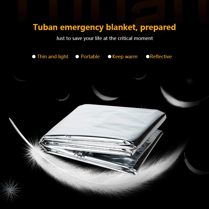 

Outdoor Life Saving And First Aid Insulation Blanket Silver Gold First Aid Hot Dry Emergency Blanket Survival Travel Exploration