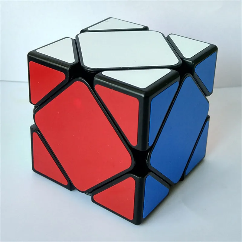 Shengshou Jiguang Skew Cube3x3 магический куб скоростные кубики Cubo Rubic магические Кирпичи Блок Головоломка подарок на год игрушки для детей