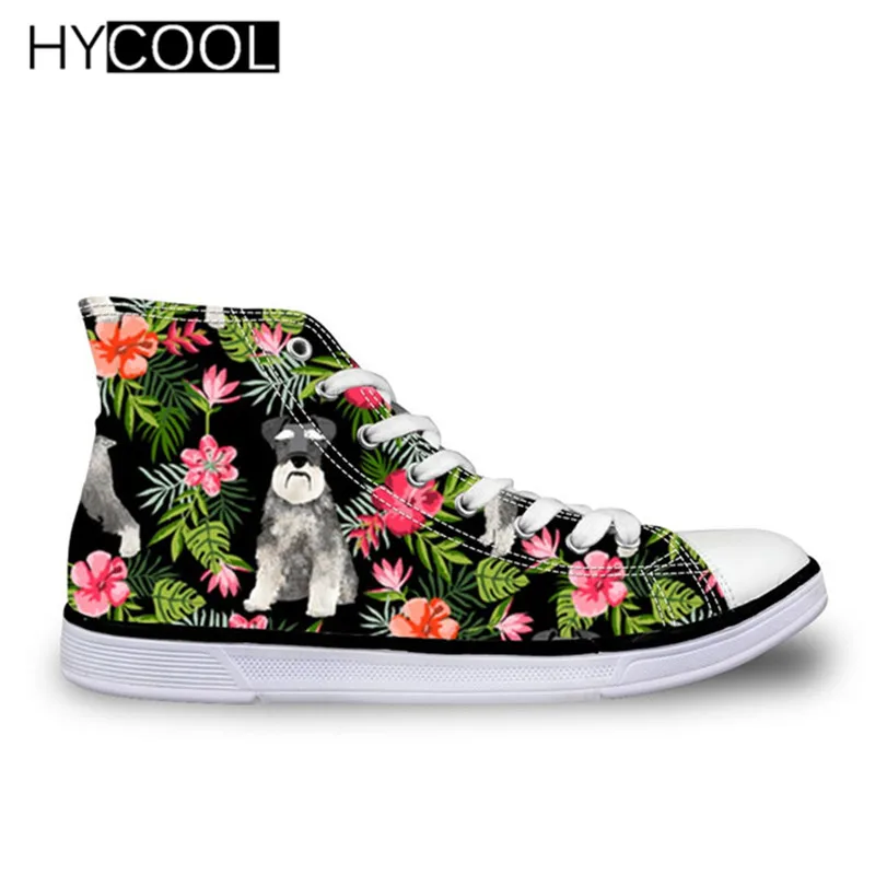 HYCOOL, высокие парусиновые кроссовки на плоской подошве, обувь для девочек, детская спортивная обувь для ходьбы, детская обувь - Цвет: ZJZ206AT