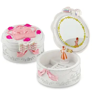 

Children 's Music Box With A Rotating Little Girl Doll Performing Ballet Baby Memorial Gift Music Case Toy