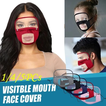 

mascarilla Removable Face Mask Visualization Mask Waterproof Children mascarillas Adult Face Masks for Outdoor
