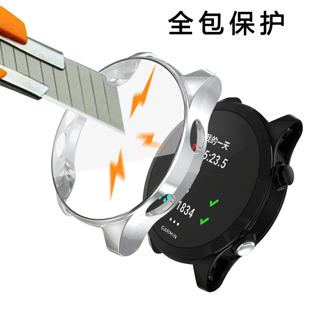 Защитный чехол для экрана для Garmin Forerunner 935/945, мягкий ТПУ, ультратонкий HD прозрачный чехол, Смарт-часы, противоударный корпус