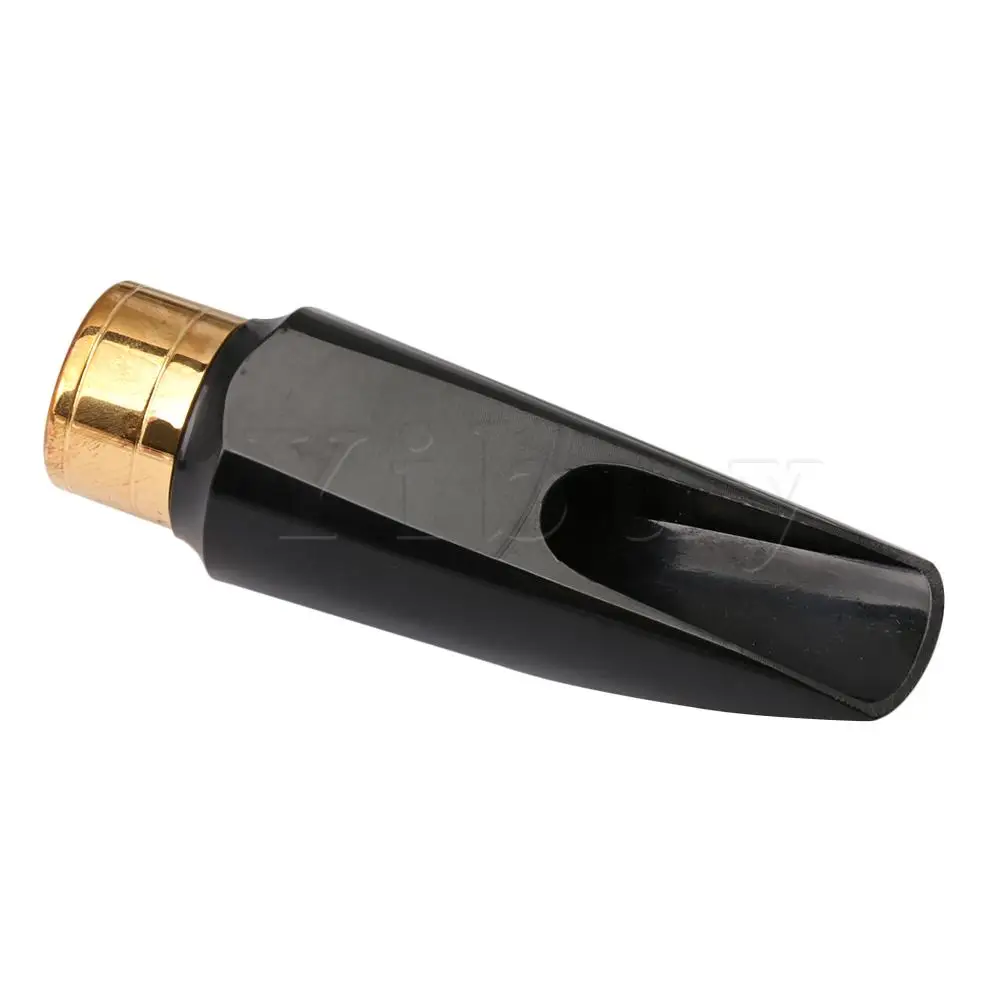 Yibuy Черный ABS альт саксофон мундштук музыкальные части шириной 2,8 см