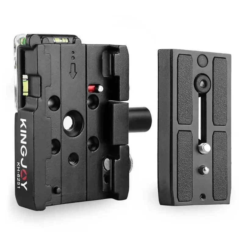 KH-6251 Универсальный Алюминий quick release plate DSLR Камера QR пластина адаптер Камера Монтажная пластина Камера quick release Plate