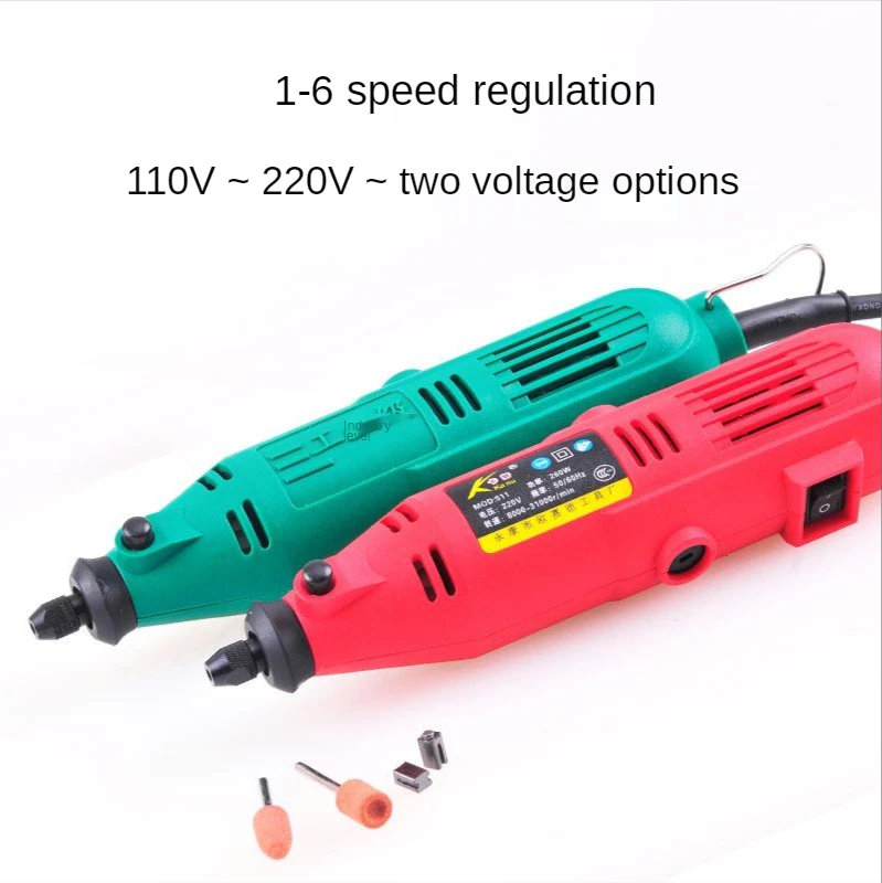 480W Mini Fixed-Speed Variable Speed Electric Grinder Plug-In Speed Regulation Metal Jade Wood Carving Power Tool5000-30000RPM lavie 4pcs wood plug cutters set woodworking cutting tool wood drill bit claw cork drill for wood 5 8 1 2 3 8 1 4 db03010