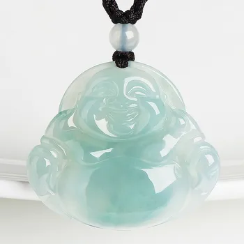 

Yu maxi necklace fo pendants fine jewelry choker diopside Fashion Superior Hand carving DIY Charm necklace