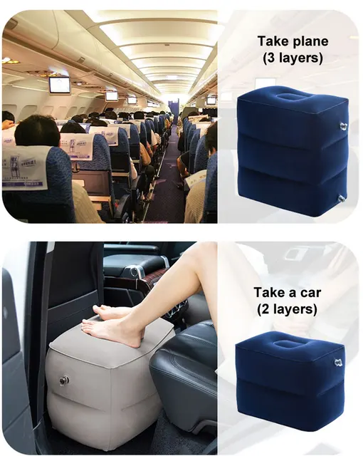 Portable Relaxing Feet Tool Inflatable Foot Rest Pillow Cushion PVC Air  Travel Office Home Leg Up Footrest - Price history & Review, AliExpress  Seller - Shop505677 Store