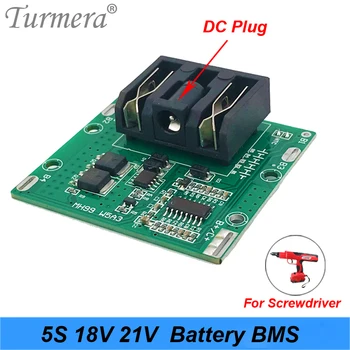 

high quality 5S 18v 21v 20A Li-ion Lithium Battery BMS 18650 battery screwdriver shura Charger Protection Board fit Turmera NEW
