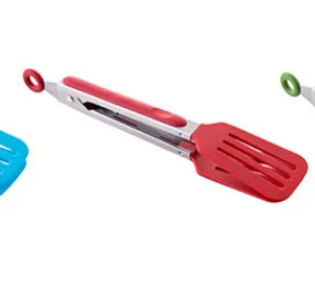 red Силиконовые щипцы для барбекю, жарки, салата, хлеба, сервировки, Tong, антипригарные кухонные щипцы для барбекю, кулинарные щипцы для приготовления пищи, кухонный инструмент x - Цвет: red