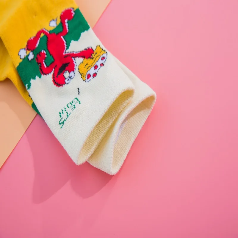 Креативные высококачественные модные носки Harajuku Kawaii Happy, женские молочный продукт, рисунок клубники, принт с животными, забавные носки, милые носки