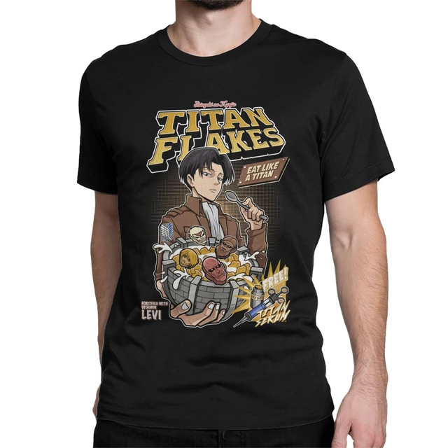 Attack on Titan Levi Shingeki No Kyojin Anime AOT Tshirt T-Shirt