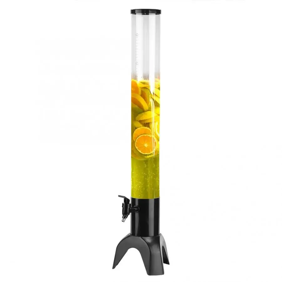 Removable Ice Tube Three-legged Beer Tap Tower 3L Draft Beverage Dispenser Home Brewing Set | Дом и сад