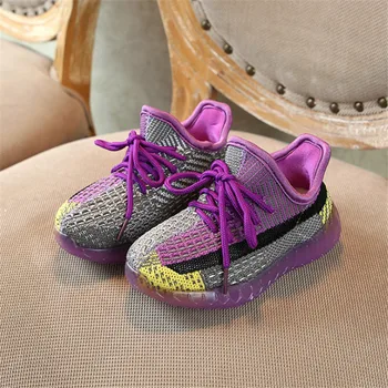 

Children Shoes Boys Girls Casual Shoes Fashion Breathable Knitting Coconut Comfortable Soft Bottom Kids Sneaker