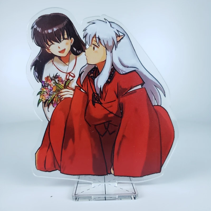 

Inuyasha Sesshoumaru Kikyo Higurashi Kagome Cosplay Desk Acrylic Desk Figure Stand Model Plate Decor Anime Xmas Gift