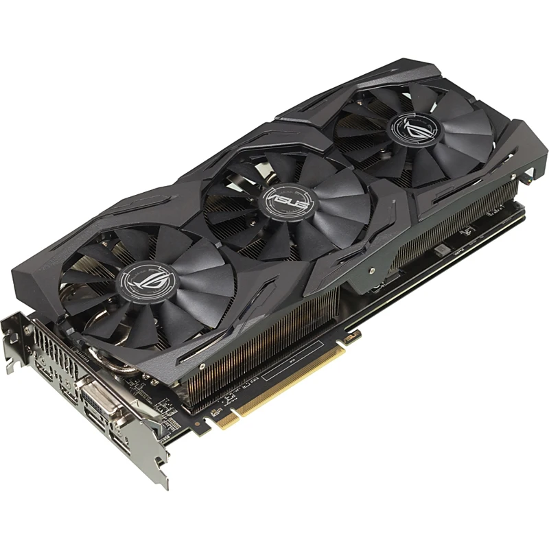Видеокарта ASUS AMD Radeon RX 580, ROG-STRIX-RX580-O8G-GAMING, 8Гб, GDDR5, OC, Ret