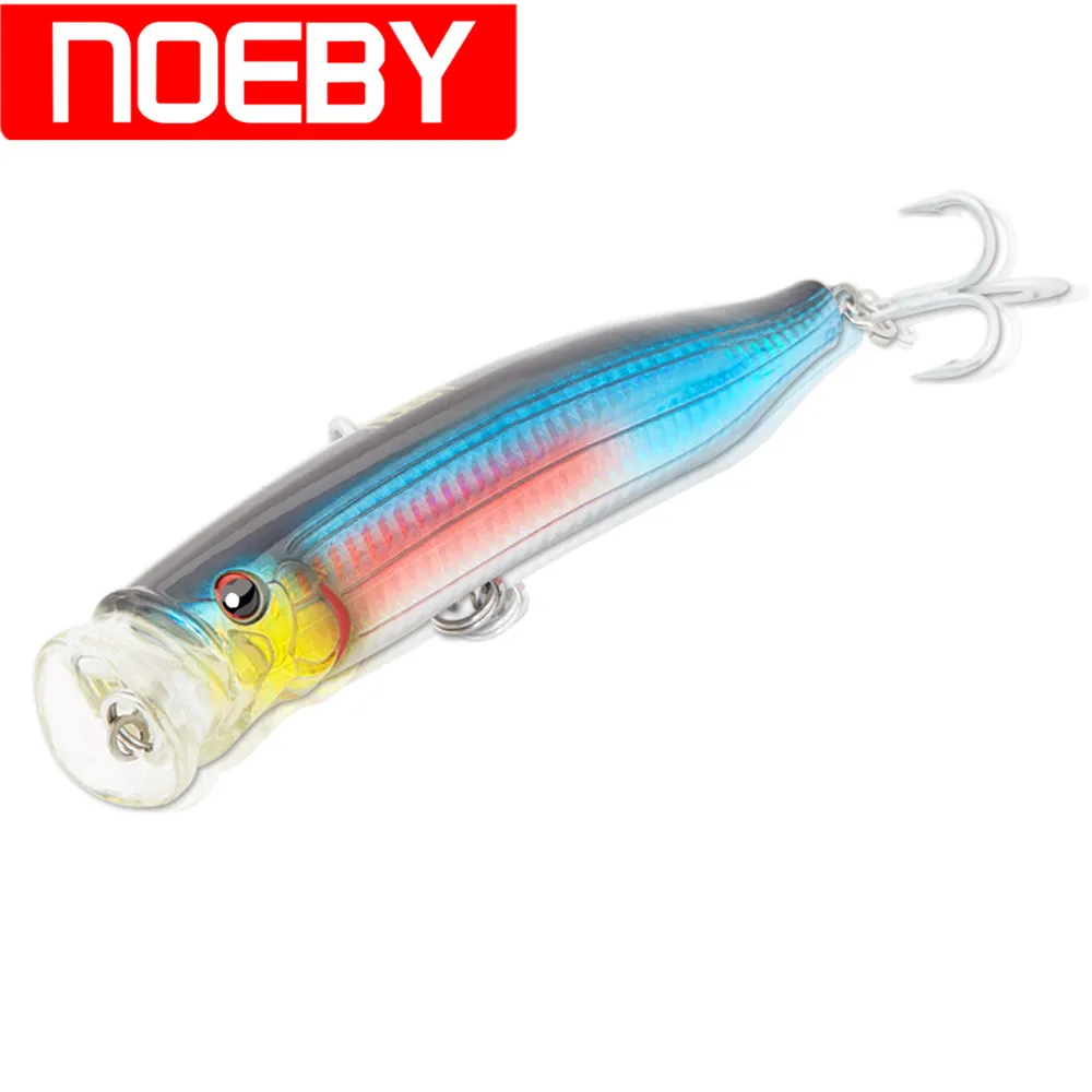 NOEBY Поппер приманки 150mm54.5g Топ воды рыболовные плавающий жесткая наживка Isca