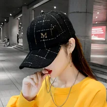 2020 Summer New Women Letter M Baseball Caps For Female Adjustable Hip Hop Fashion Hats