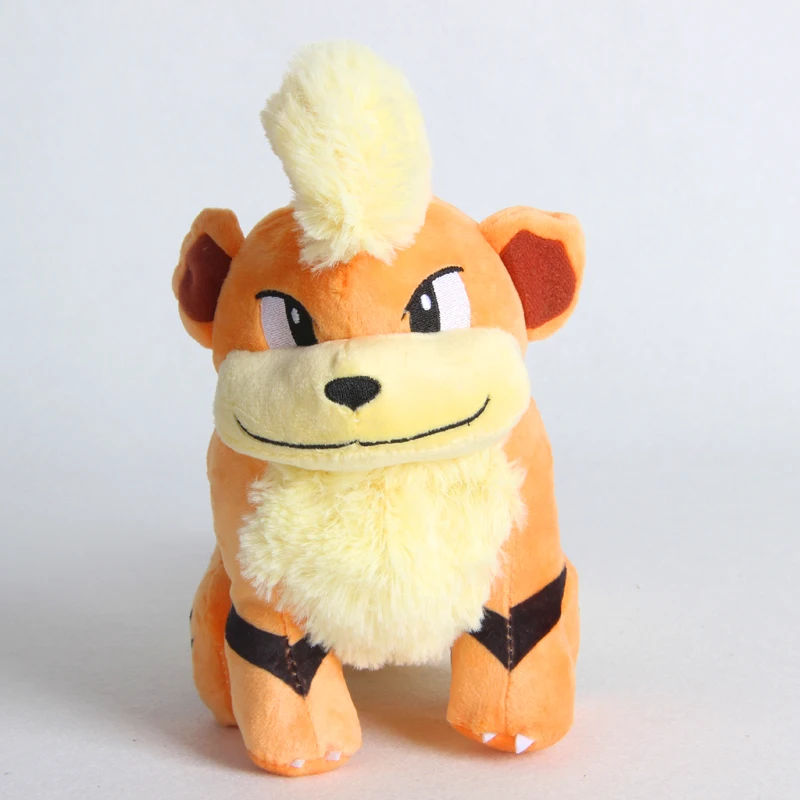 Takara Tomy Growlithe плюшевая милая собака кукла Япония мультфильм животных подарки для детей хобби Коллекционная мягкая игрушка покемон