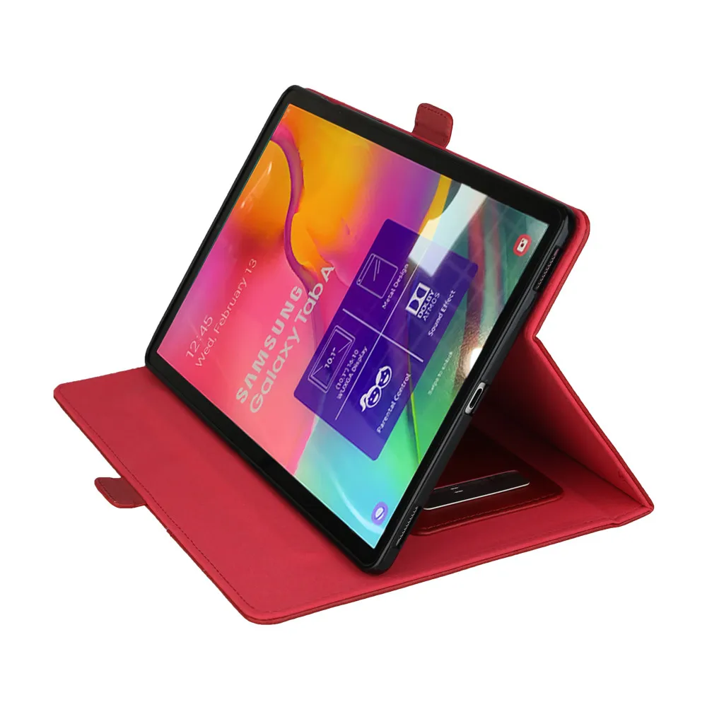 Для samsung Tab A 10,1 T510 T515 вращающийся Флип-Стенд кожаный чехол для Galaxy Tab A T510 T515 10,1 дюймов чехол для планшета+ ручка