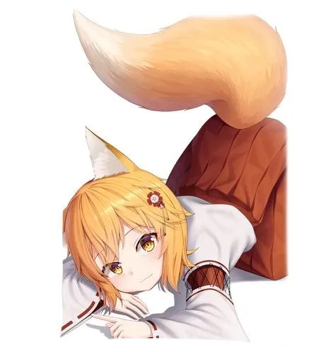 Наволочка с рисунком аниме Sewayaki Kitsune no Senko-san, наволочка с изображением персонажей лисы Широ и Ясуко куэнджи, прямоугольная наволочка с двумя сторонами - Цвет: S25