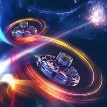 Flynova UFO Fingertip мини Дрон обновление полета гироскопа Летающий Спиннер декомпрессионная игрушка для взрослых и детей
