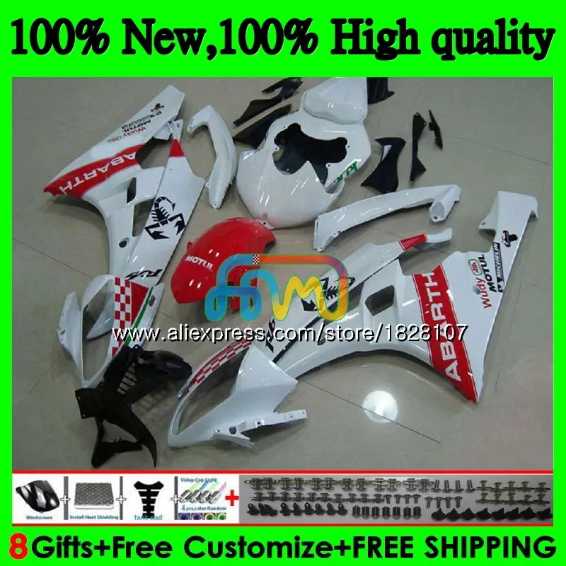 Средства ухода за кожей для YAMAHA YZF R 6 YZF 600 YZF-600 YZFR6 Скорпион Красный 06 07 53BS. 35 YZF R6 06-07 600CC YZF600 YZF-R6 2006 2007 OEM обтекатели