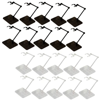 

10pcs Assembly Action Figure Suitable Display Holder Base Doll Rabot Model Support Stand for HG RG SD SHF Gundam 1/144 Toy