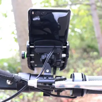 

Phone Holder Cycling Pedal Navigation Charging QC3.0 Fast Charging Switch Waterproof Phone Support