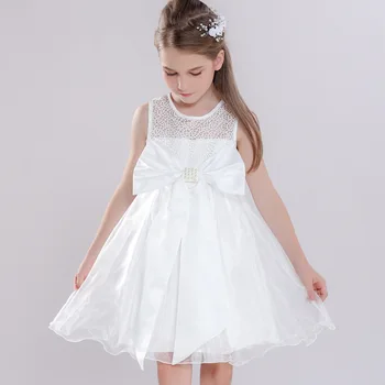 

Cute Toddler Baby Girls Dress Children Girls Big Bowknot Princess Dress Party Wedding Tutu Ball Gowns Formal Pageant Clothes