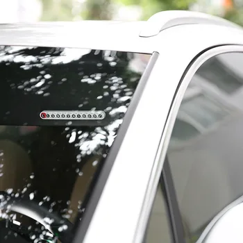 

Temporary Car Parking Card Sticker Telephone Number Card Notification Sucker Plate Car Styling Phone Number Card